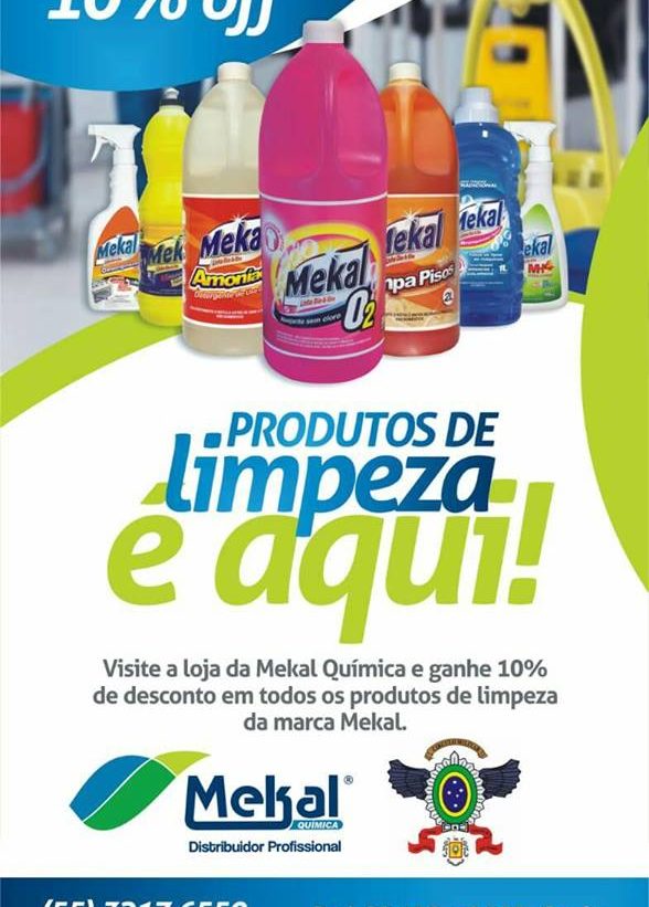 CONVÊNIOS COM EMPRESA MEKAL – Produtos de limpeza